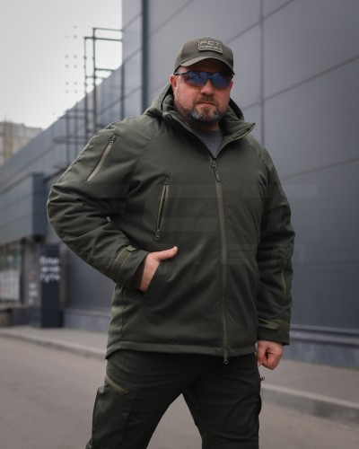 Куртка тактическая зимняя Хантер Канвас Хаки 40-42/3