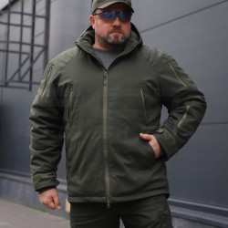 Куртка тактическая зимняя Хантер Канвас Хаки