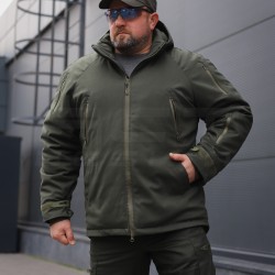 Куртка тактическая зимняя Хантер Канвас Хаки