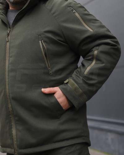 Куртка тактическая зимняя Хантер Канвас Хаки 40-42/3