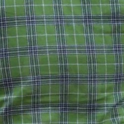 Тканина костюмна зелена клітинка