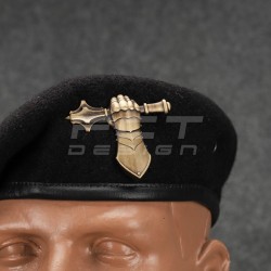 Берет ВСУ Танковых войск Капля черная в сборе