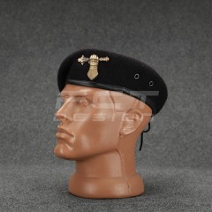 Берет ЗСУ Танкових військ крапля в зборі чорний