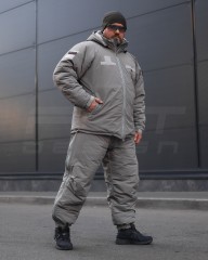 Зимовий костюм 7 шар Водовідштовхувальний G-Loft Сірий