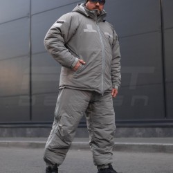 Зимний костюм 7 слой Водоотталкивающий G-Loft Серый