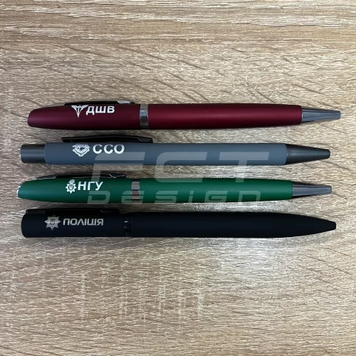Ручки шариковые с эмблемами ДШВ, НГУ, Полиции, ССО