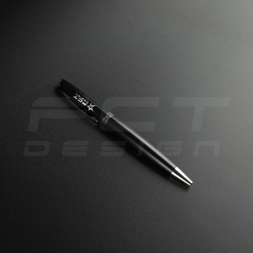 Ручка кулькова чорна з емблемою FCT Design   