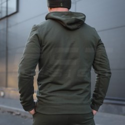 Спортивний костюм хакі тринитка