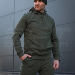 Спортивний костюм хакі тринитка