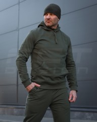 Спортивний костюм хакі тринитка