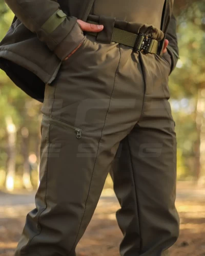 Штани зимові Софтшелл хакі 40-42/3 40-42/3