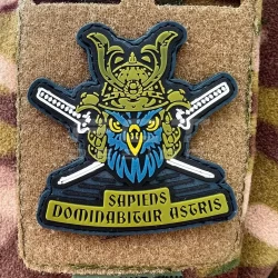 Шеврон/патч резиновый ПВХ ГУР сова разведка