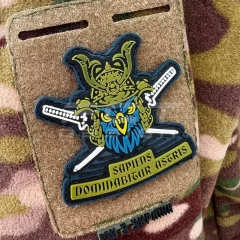 Шеврон/патч гумовий ПВХ ГУР сова розвідка