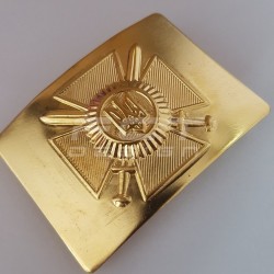 Бляха-пряжка сухопутних військ латунна ЗСУ-ВСУ