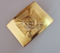 Бляха-пряжка сухопутних військ латунна ЗСУ-ВСУ