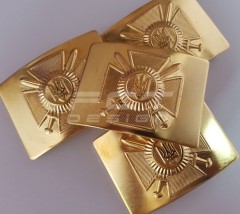 Бляха-пряжка сухопутних військ латунна ЗСУ-ВСУ