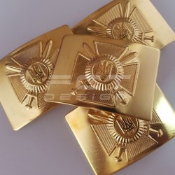 Бляха-пряжка сухопутних військ латунна ЗСУ-ВСУ