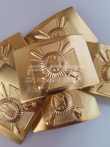 Бляха-пряжка сухопутних військ латунна ЗСУ-ВСУ  