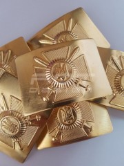 Бляха-пряжка сухопутних військ латунна ЗСУ-ВСУ