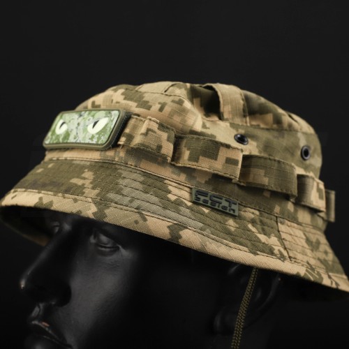 Панама тактична ріп-стоп з велкро піксель ЗСУ 56 56
