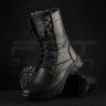 Берці тактичні зимові Енерджі шкіра Краст чорні на хутрі 40 40