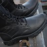 Берці тактичні зимові Енерджі шкіра Краст чорні на хутрі 40 40