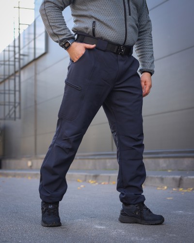 Брюки зимние Софтшелл синие для ДСНС 40-42/3