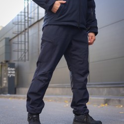 Брюки зимние Софтшелл синие для ДСНС