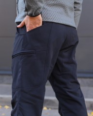 Штани зимові Софтшелл сині для ДСНС