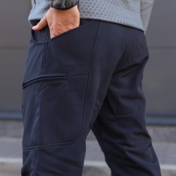 Брюки зимние Софтшелл синие для ДСНС