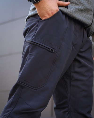 Брюки зимние Софтшелл синие для ДСНС 40-42/3