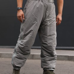 Зимний костюм 7 слой Водоотталкивающий Синтепон Серый