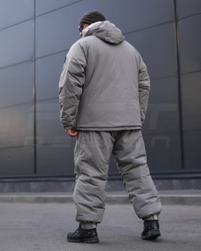 Зимовий костюм 7 шар Водовідштовхувальний Синтепон Сірий 40-42/3 40-42/3