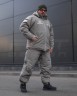 Зимний костюм 7 слой Водоотталкивающий Синтепон Серый 40-42/3