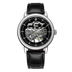 Часы наручные FCT DESIGN Model 022 Черные с UEF печатью