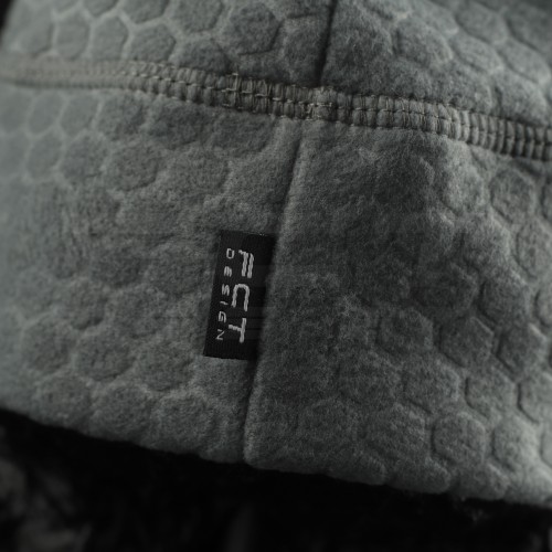 Шапка флісова соти Гексагон Світло-сіра  56 56