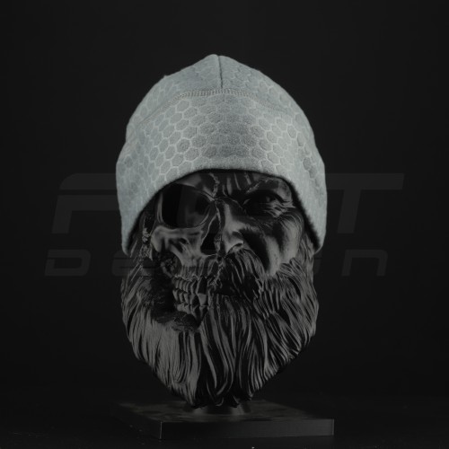 Шапка флісова соти Гексагон Світло-сіра  56 56