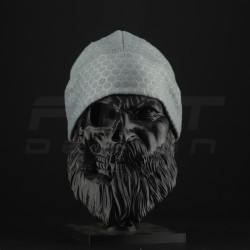 Шапка флісова соти Гексагон Світло-сіра 