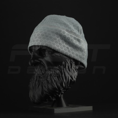 Шапка флісова соти Гексагон Світло-сіра  56 56